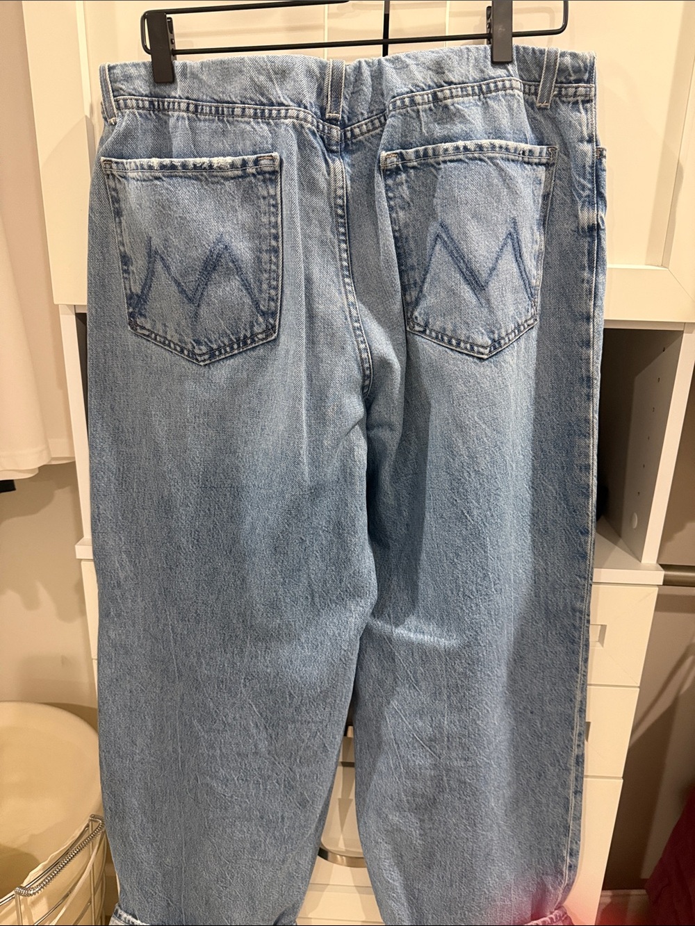 MOTHER The Tucked Under High Waist Spinner - light blue - Picture 3 of 5